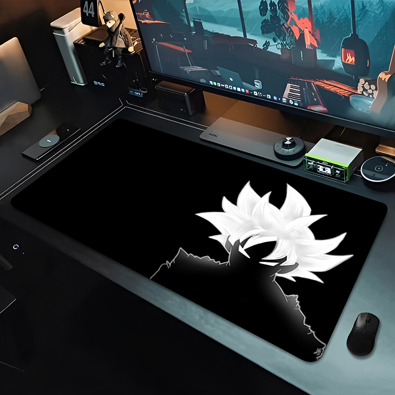 Gaming Keyboard Esports - DBZ Black Anime Mouse Pad Dragon