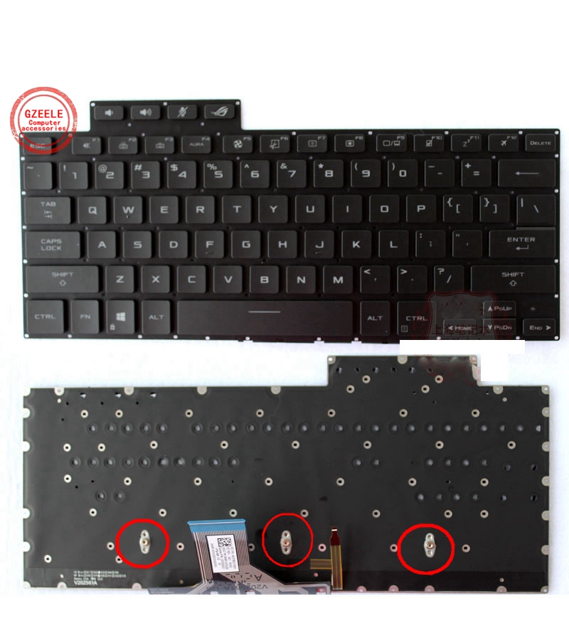 Gaming Keyboard Asus - New US Backlit Keyboard for ASUS