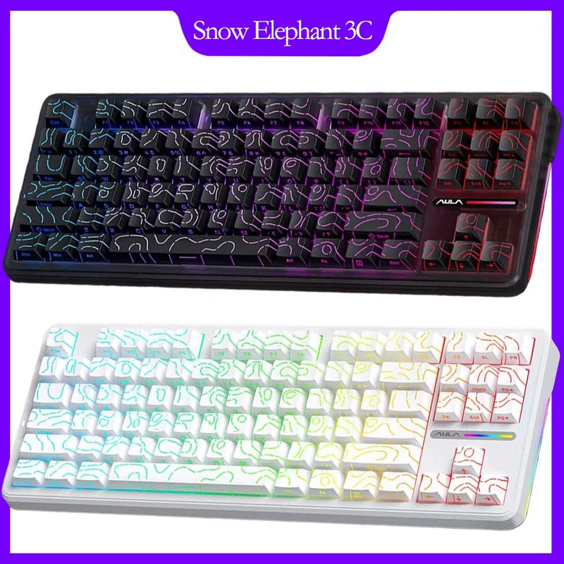 Gaming Keyboard Tkl - Aula F87 Wireless Mechanical Keyboard 75%
