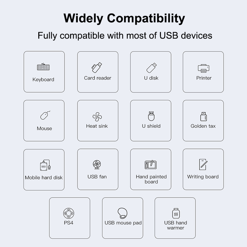 USB A HUB 4 Port Multi Splitte - Gaming Keyboard Splitter 评论和价格
