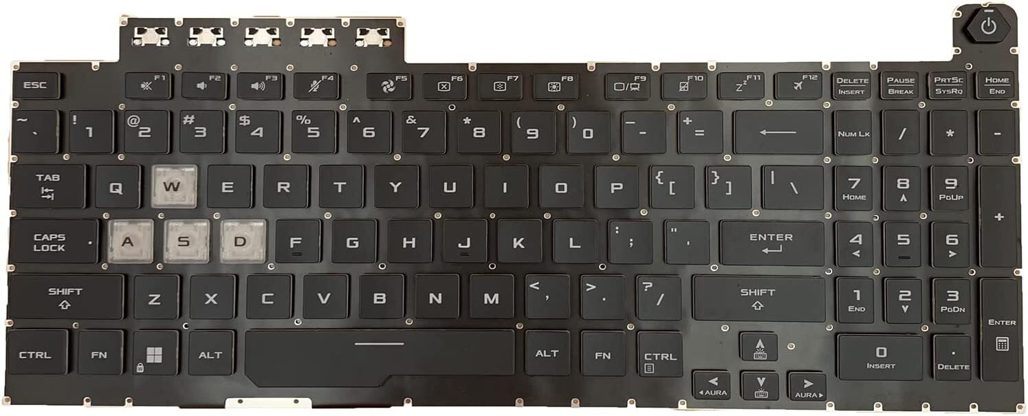 New for Asus TUF Gaming F17 FX - Gaming Keyboard Asus 评论和价格