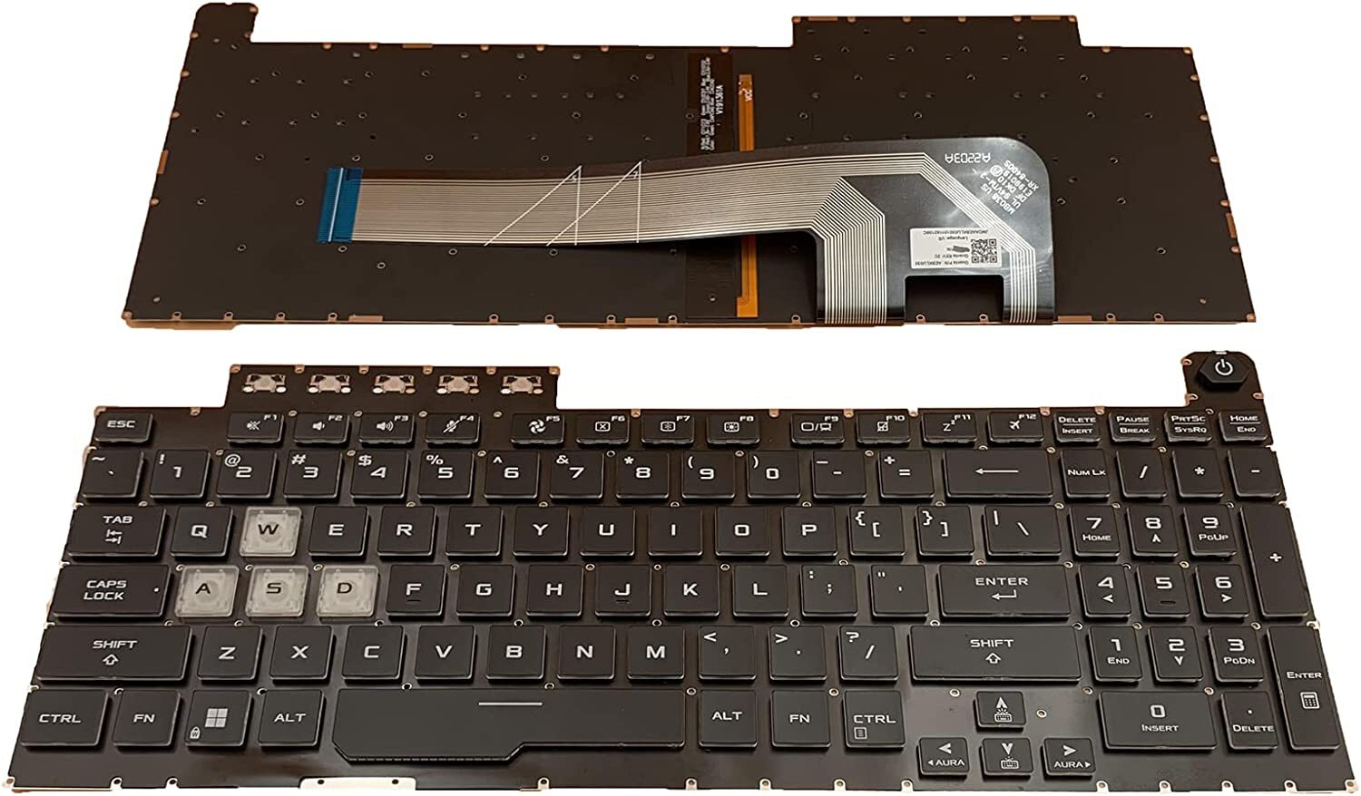 New for Asus TUF Gaming F17 FX - Gaming Keyboard Asus 评论和价格