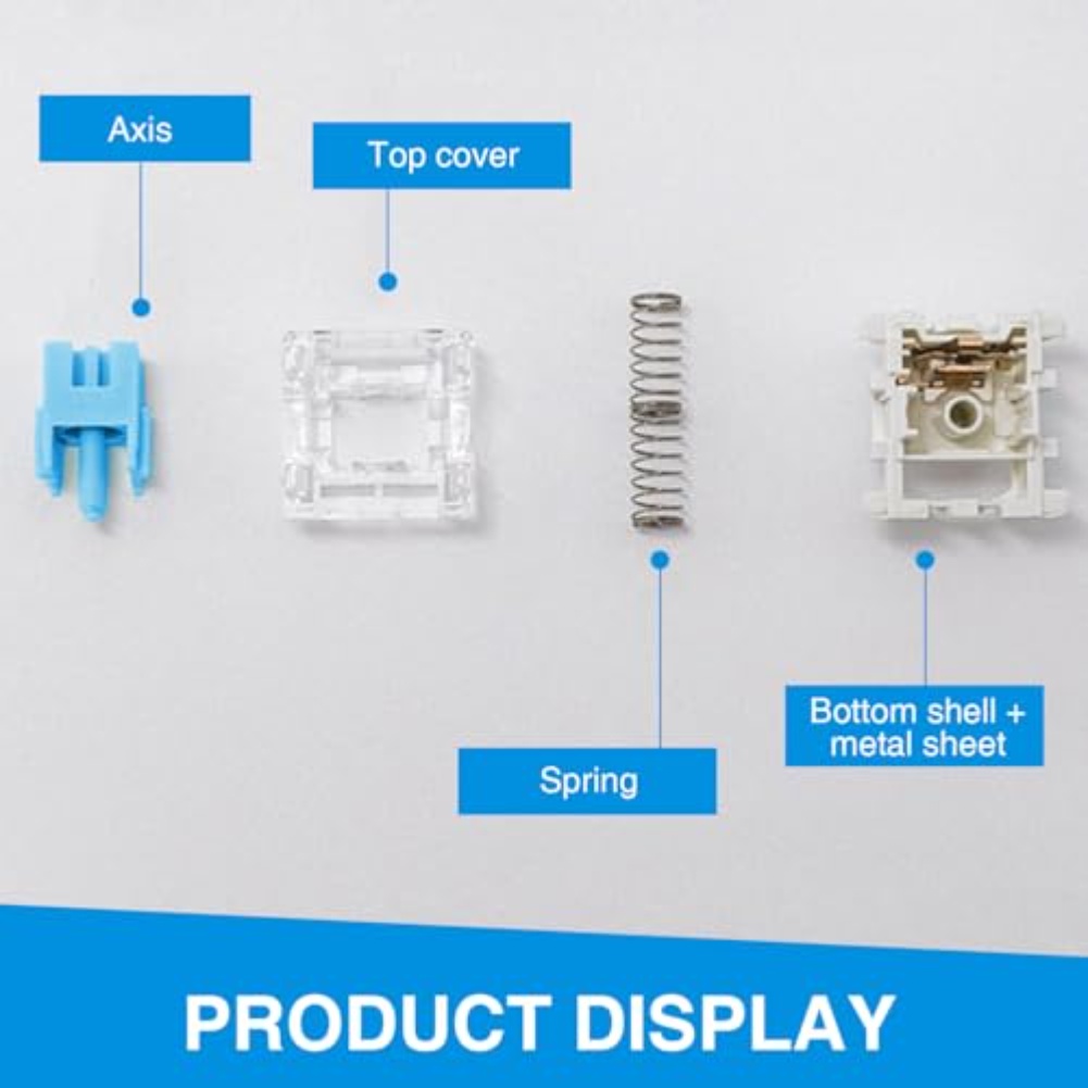 108 Pack Mechanical Keyboard S - Keyboard Gaming Blue Switch 评论和价格