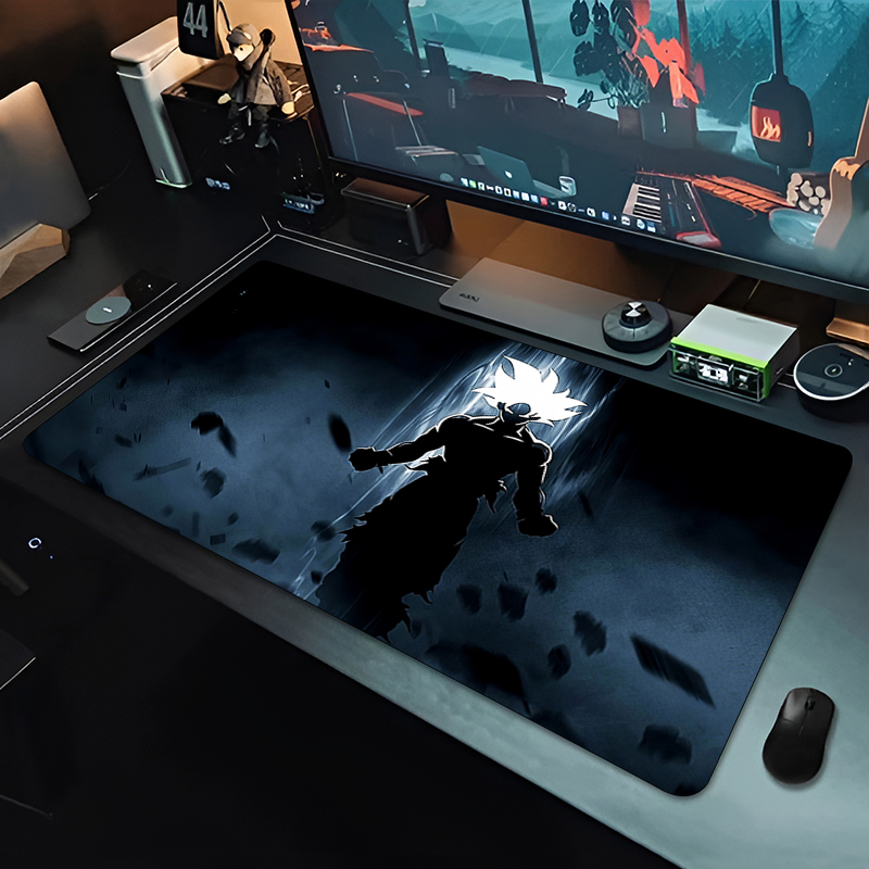 DBZ Black Anime Mouse Pad Drag - Gaming Keyboard Esports 评论和价格