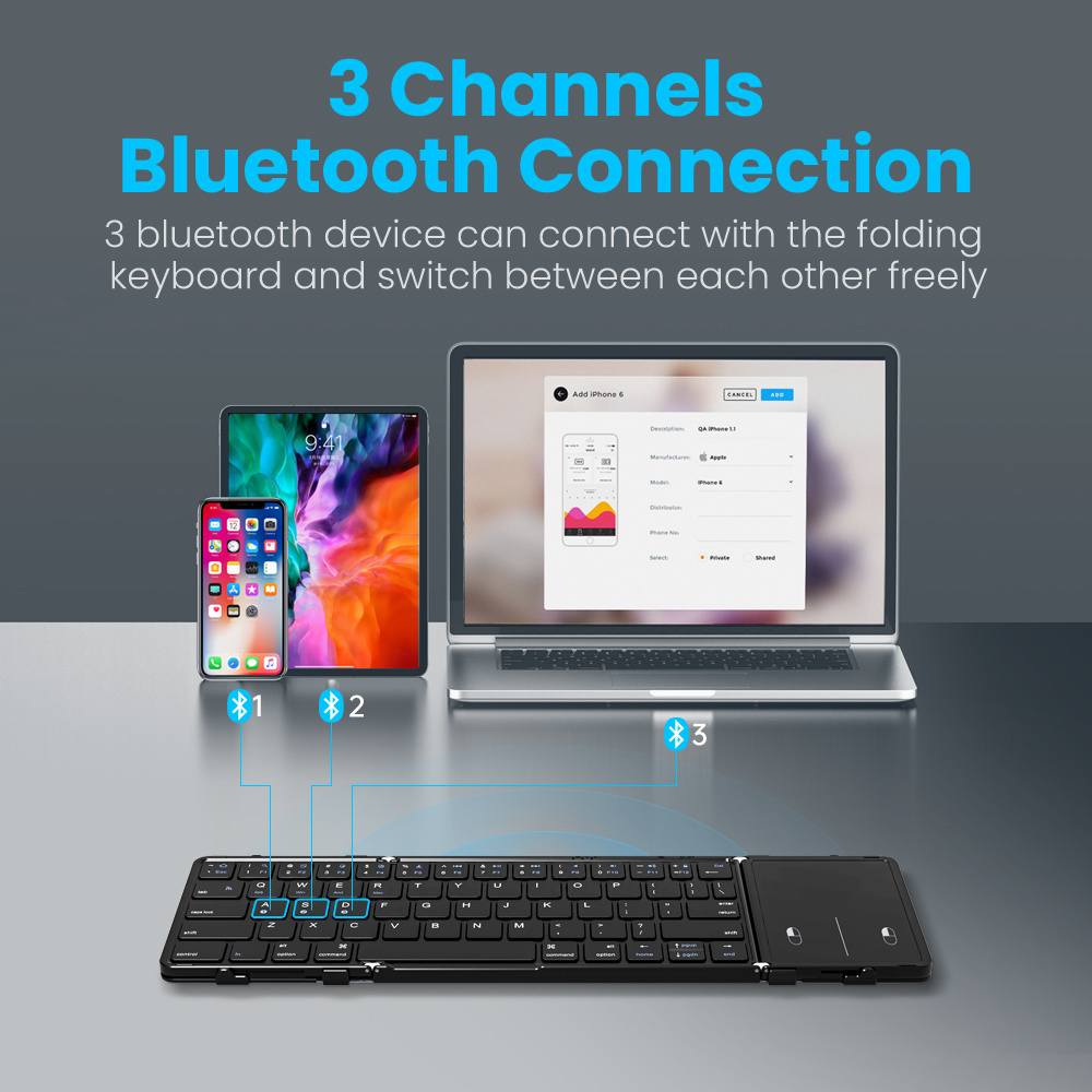 BOW Korea/Russia Wireless Fold - Gaming Keyboard Number Pad 评论和价格