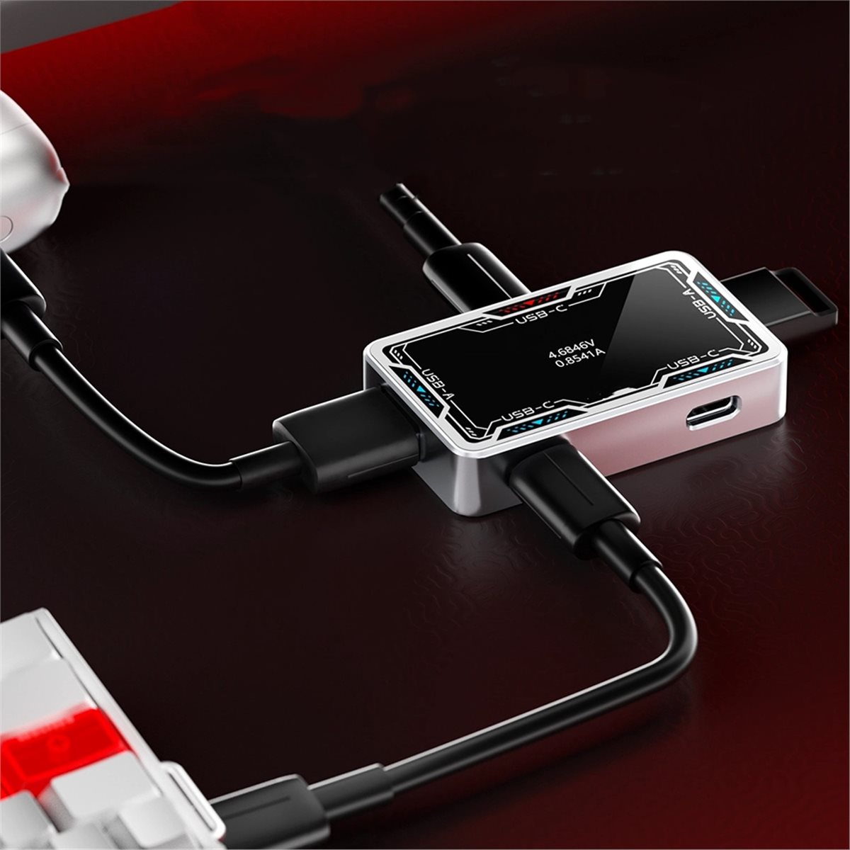 A85P Gaming USB HUB 8K High Sp - Gaming Keyboard Splitter 评论和价格