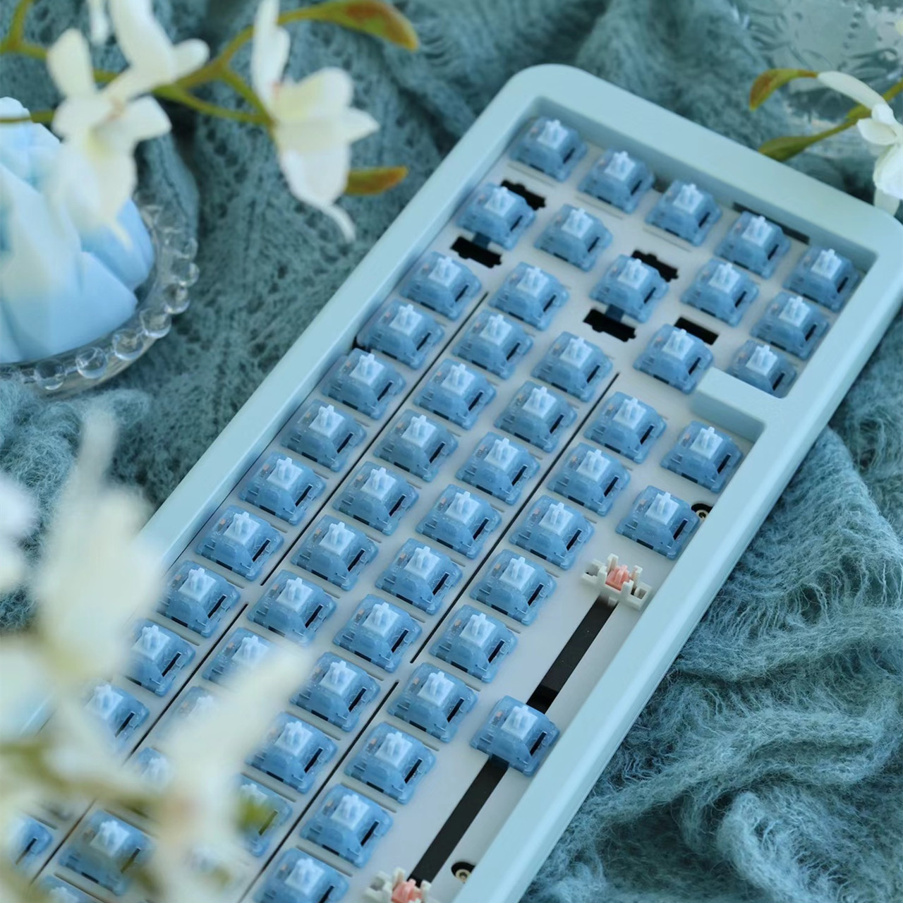 HMX Blue Topa Switch Linear Sw - Keyboard Gaming Blue Switch 评论和价格