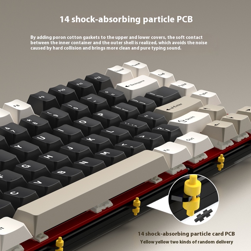 Wireless Bluetooth RAINY75 Cus - Gaming Keyboard Esports 评论和价格