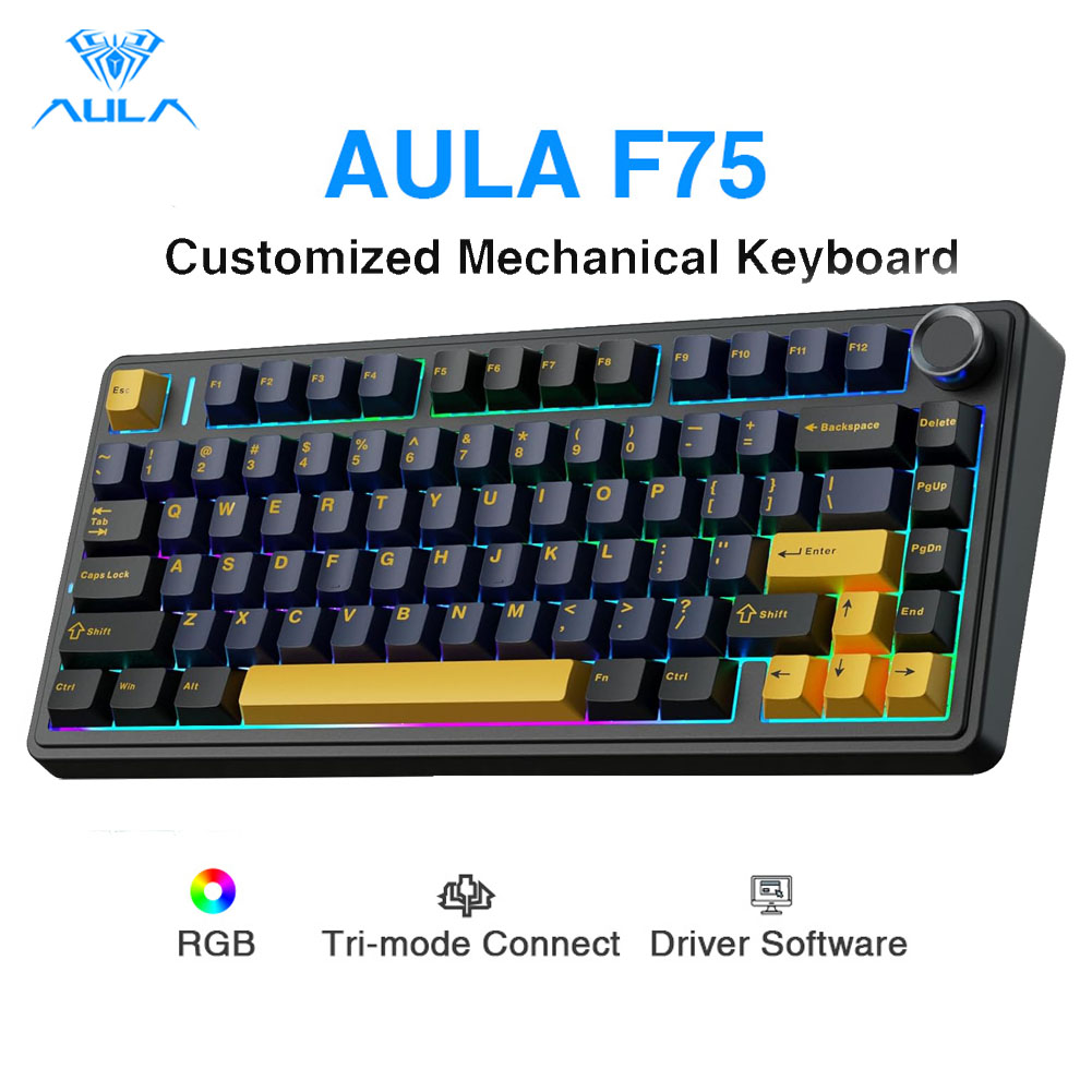 Aula F75 Mechanical Keyboard,  - Gaming Keyboard Number Pad 评论和价格