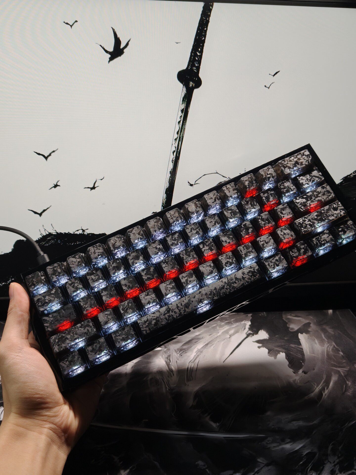 Custom 60% Layout Compact Gami - Gaming Keyboard Number Pad 评论和价格