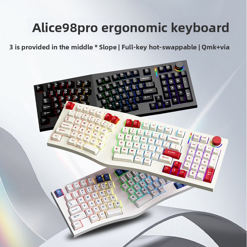 FEKER Alice98pro Mechanical Ke - Gaming Keyboard Hot Swappable 评论和价格