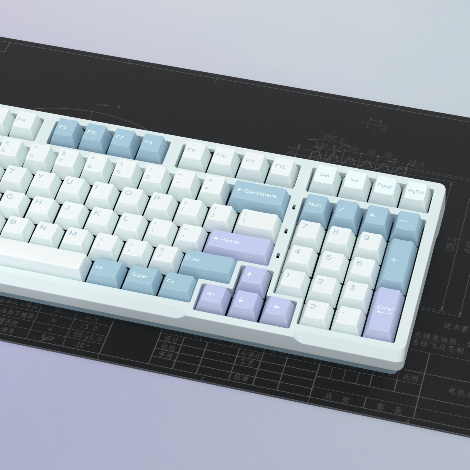 KBDiy GMK Illusion Keycap Cher - Gaming Keyboard Bundle 评论和价格