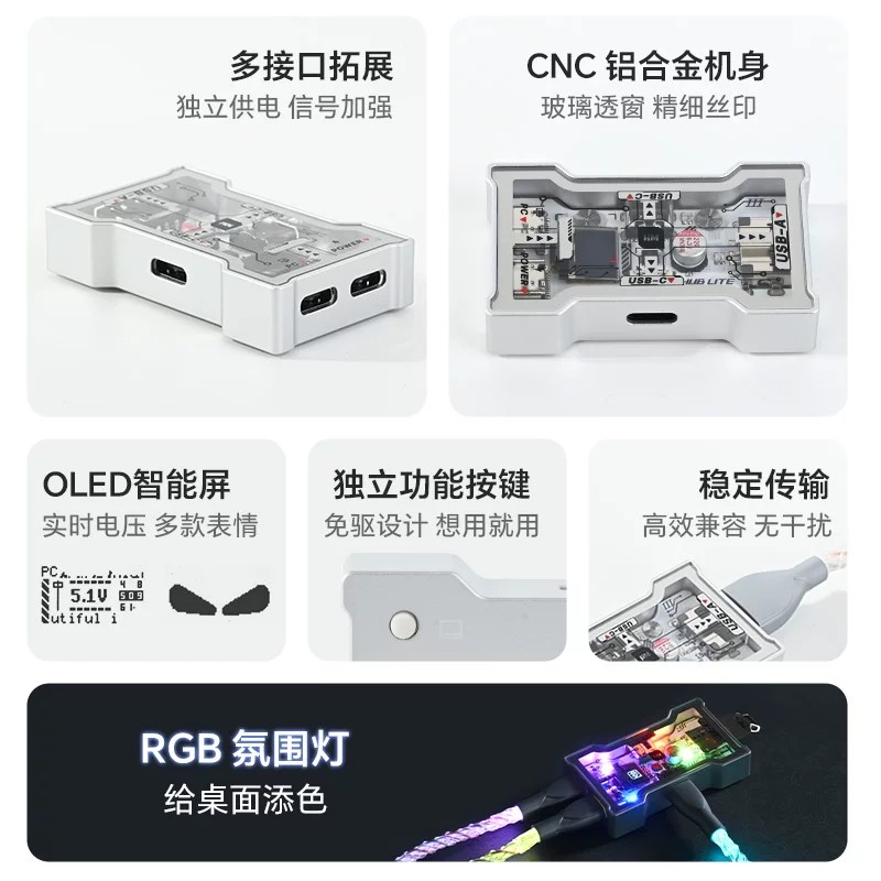 MADLIONS Gaming USB3.0 Hub Doc - Gaming Keyboard Splitter 评论和价格