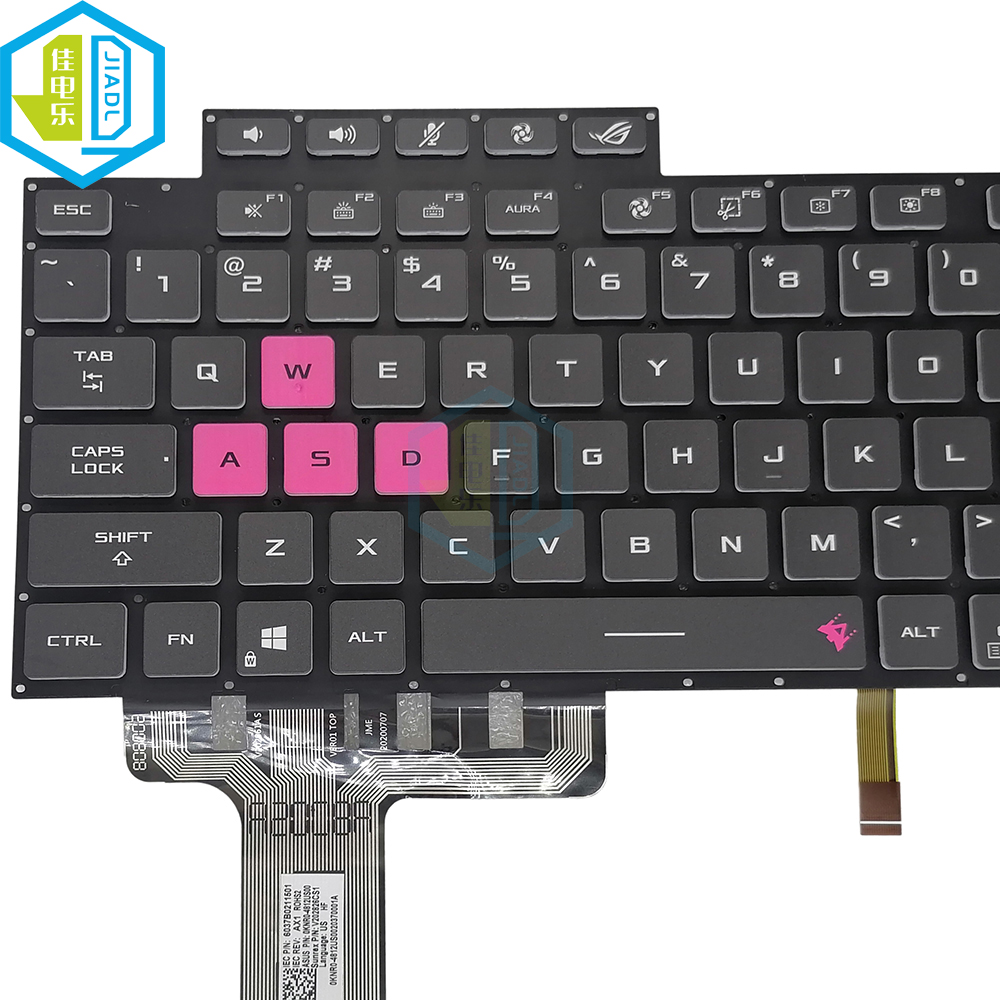 US English LA Latin RGB Backli - Gaming Keyboard Asus 评论和价格