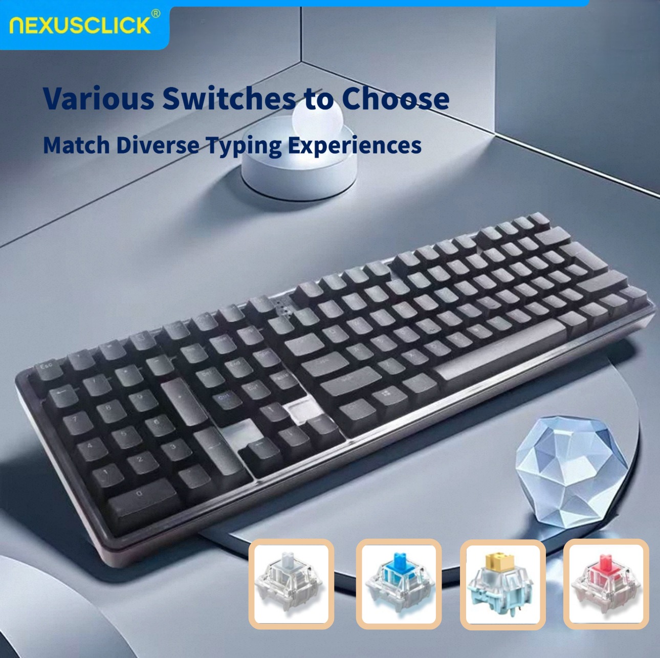 NexusClick Ergonomic Left Hand - Gaming Keyboard Number Pad 评论和价格